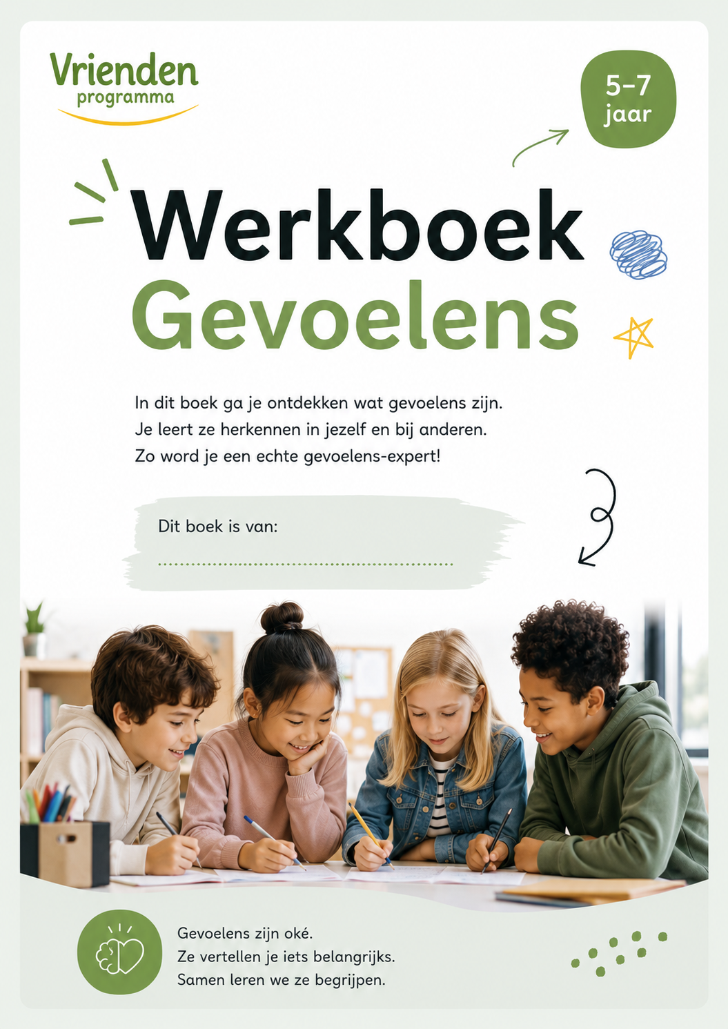 Werkboek gevoelens 5-7 jaar